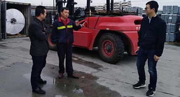 仓储服务之铝卷货柜装卸操作进建