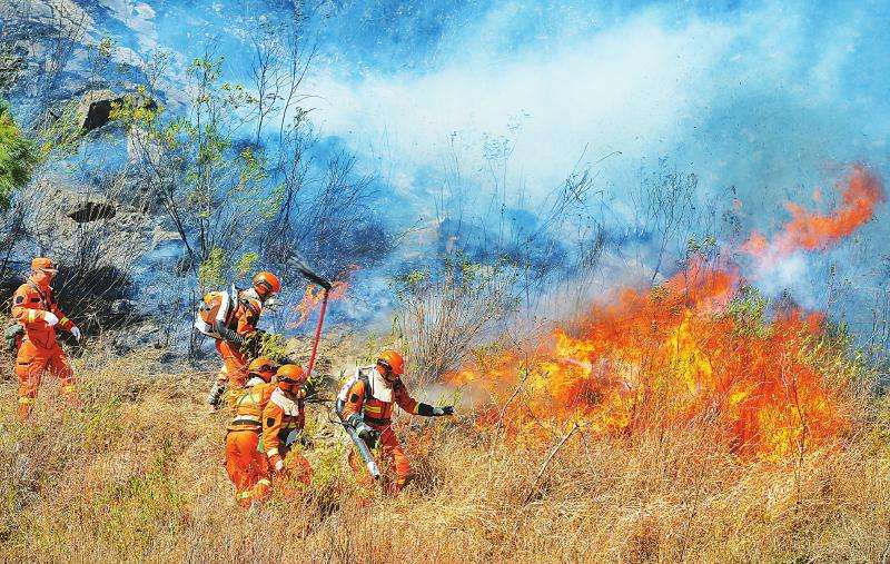 凉山英雄陨落 电商仓储企业向英雄致敬