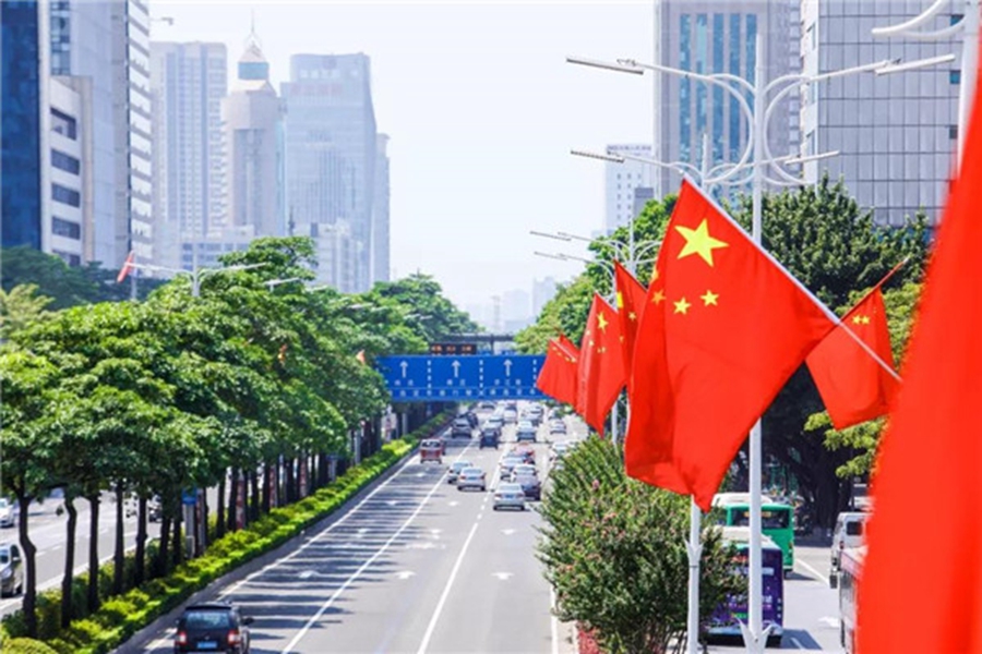 红色中国感动你我 广东征途国际官网物流与各人共筑中国梦