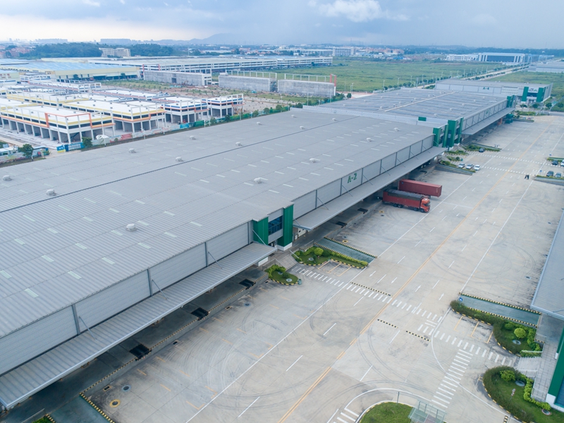 一览全景，航拍征途国际官网物流拉萨仓库