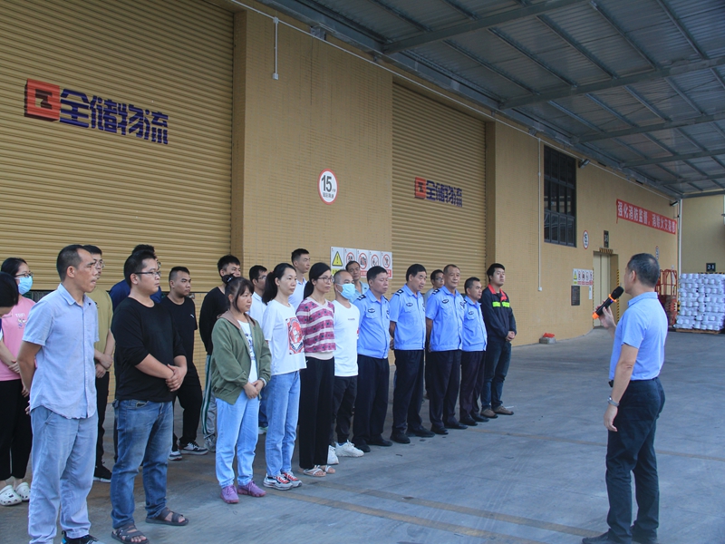 拉萨仓储消防演练